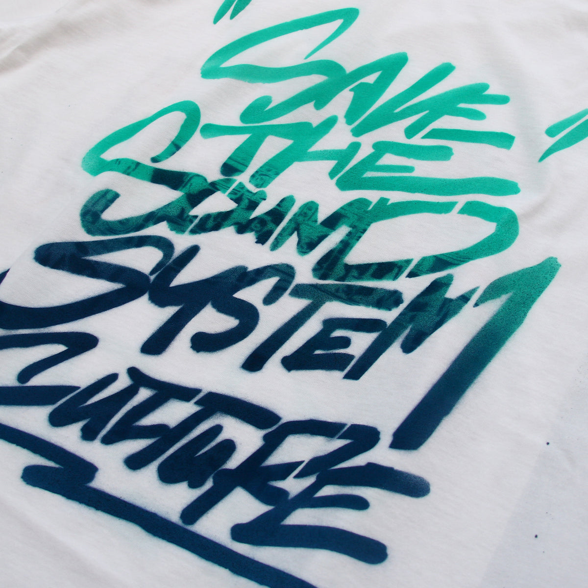 【1着限定制作】1-of-1 SAVE THE SOUND SYSTEM CULTURE Customz T-shirt 02