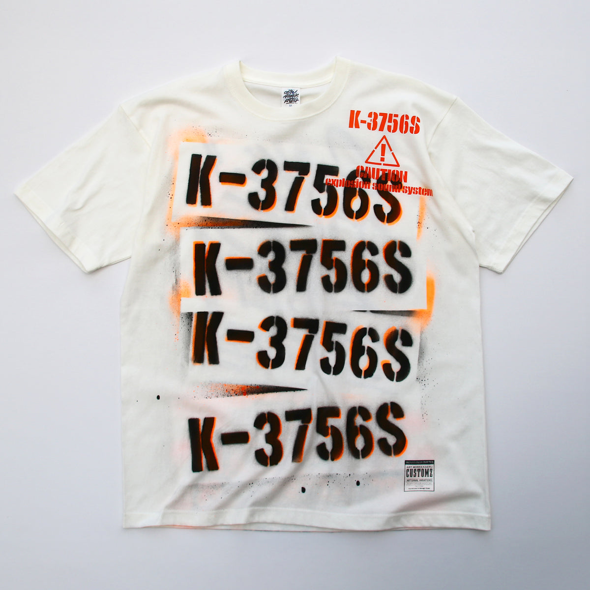 【1着限定制作】1-of-1 SAVE THE SOUND SYSTEM CULTURE Customz T-shirt 01