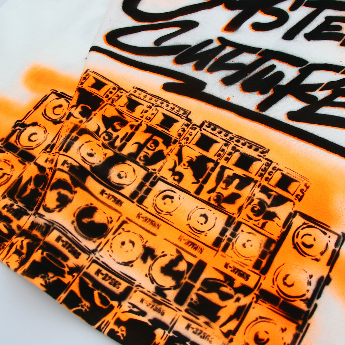 【1着限定制作】1-of-1 SAVE THE SOUND SYSTEM CULTURE Customz T-shirt 01