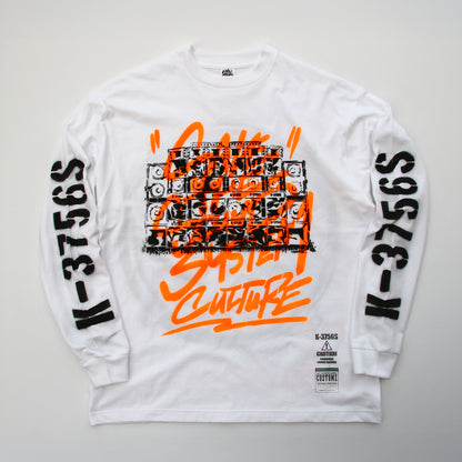 【1着限定制作】1-of-1 SAVE THE SOUND SYSTEM CULTURE Customz L/S T-shirt 01