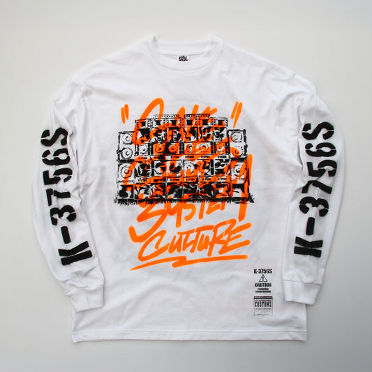 【1着限定制作】1-of-1 SAVE THE SOUND SYSTEM CULTURE Customz L/S T-shirt 01