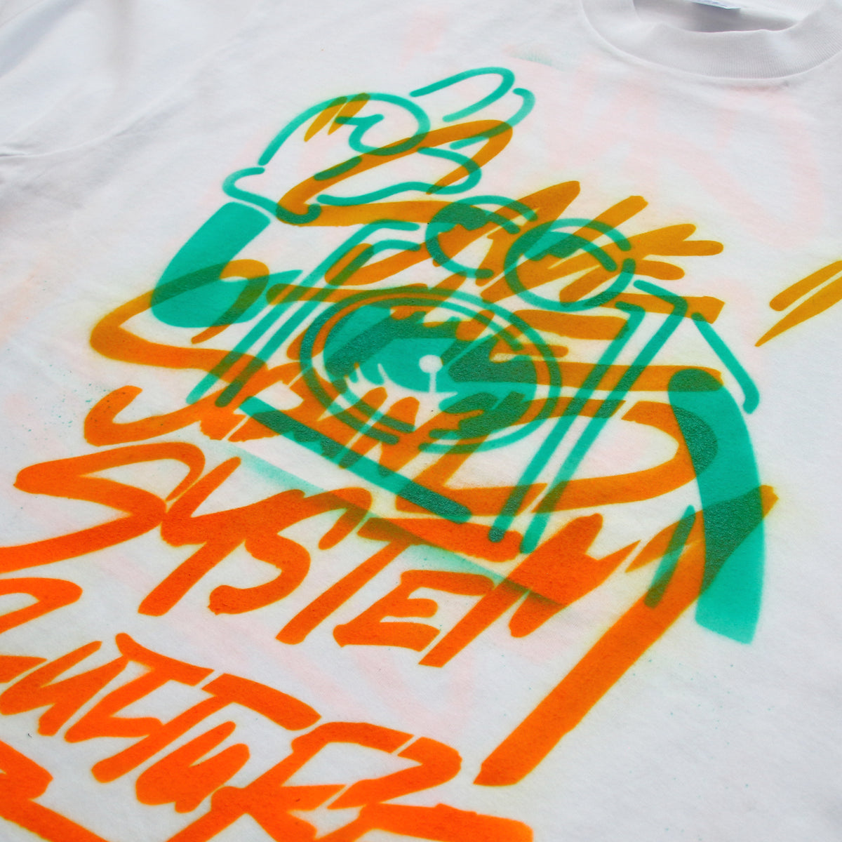 【1着限定制作】1-of-1 SAVE THE SOUND SYSTEM CULTURE Customz T-shirt 03