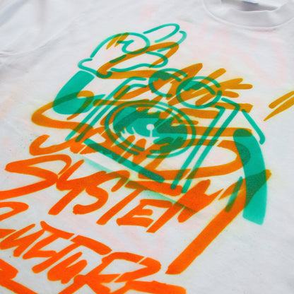 【1着限定制作】1-of-1 SAVE THE SOUND SYSTEM CULTURE Customz T-shirt 03