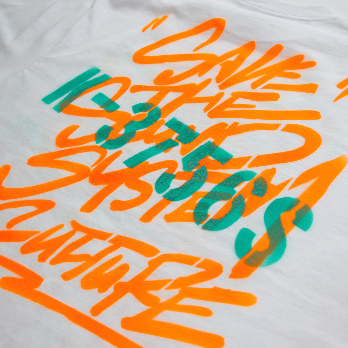 【1着限定制作】1-of-1 SAVE THE SOUND SYSTEM CULTURE Customz T-shirt 03