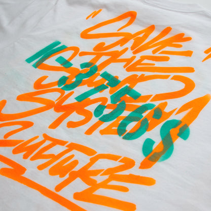 【1着限定制作】1-of-1 SAVE THE SOUND SYSTEM CULTURE Customz T-shirt 03