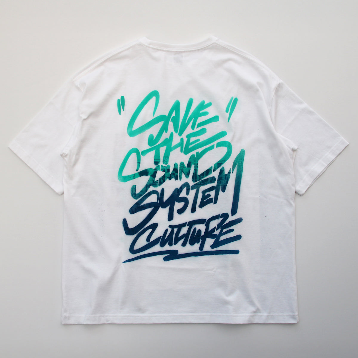 【1着限定制作】1-of-1 SAVE THE SOUND SYSTEM CULTURE Customz T-shirt 02