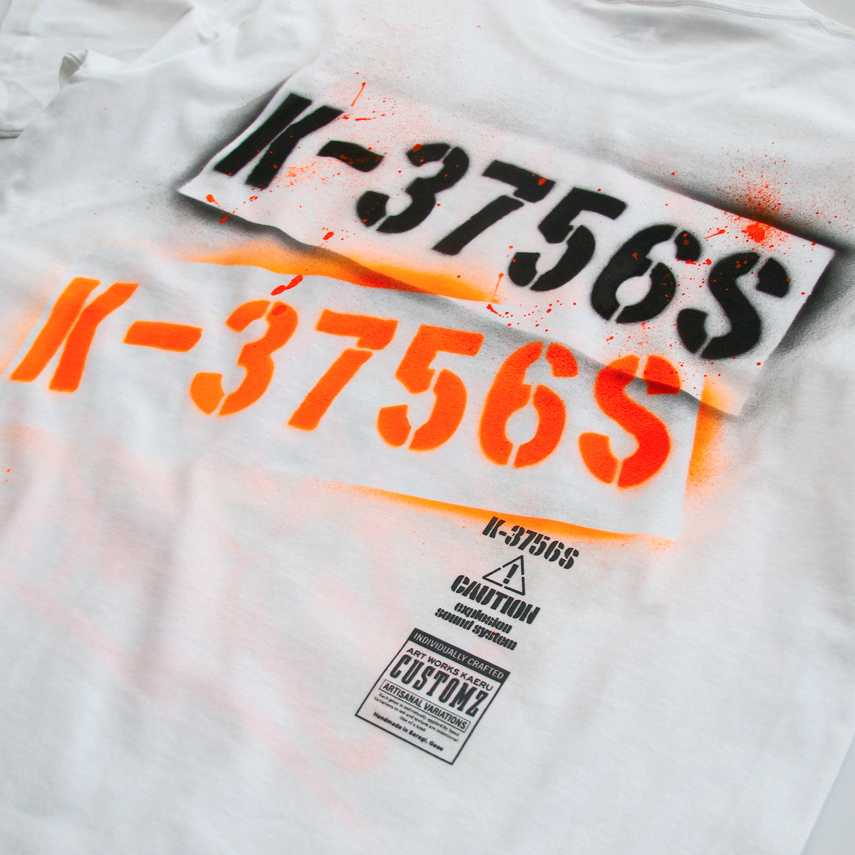 【各サイズ1着限定】1-of-1 SAVE THE SOUND SYSTEM CULTURE Customz T-shirt 04